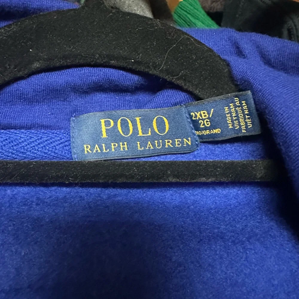 NEW Polo by Ralph Lauren Blue Men's HOODIE ZIP UP MINT! - Picture 5 of 7